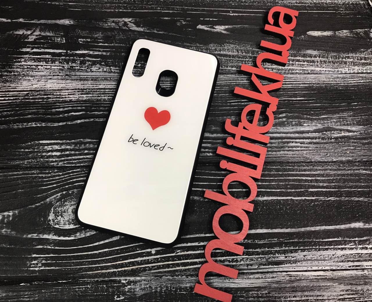 Чохол Samsung A20, A30 Be Loved/Glass/