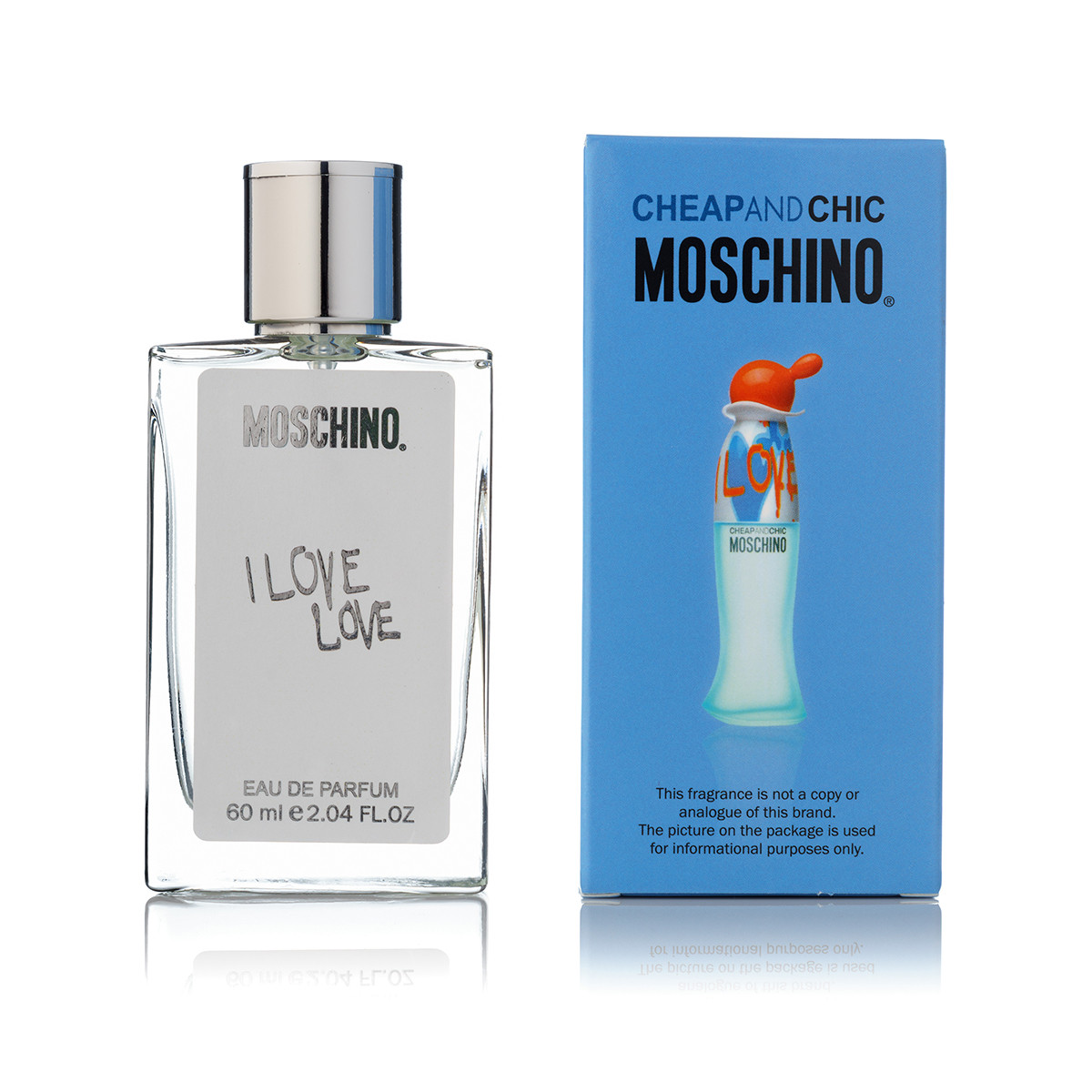Міні-парфум жіночий Moschino Cheap & Chic I Love Love 60мл