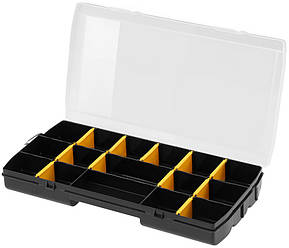 Органайзер касетница ящик 17відділень Stanley (STST81680-1) |для инструментів рибалки дрібниць метизів