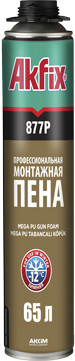 Професійна монтажна піна Akfix MEGA 850ml.