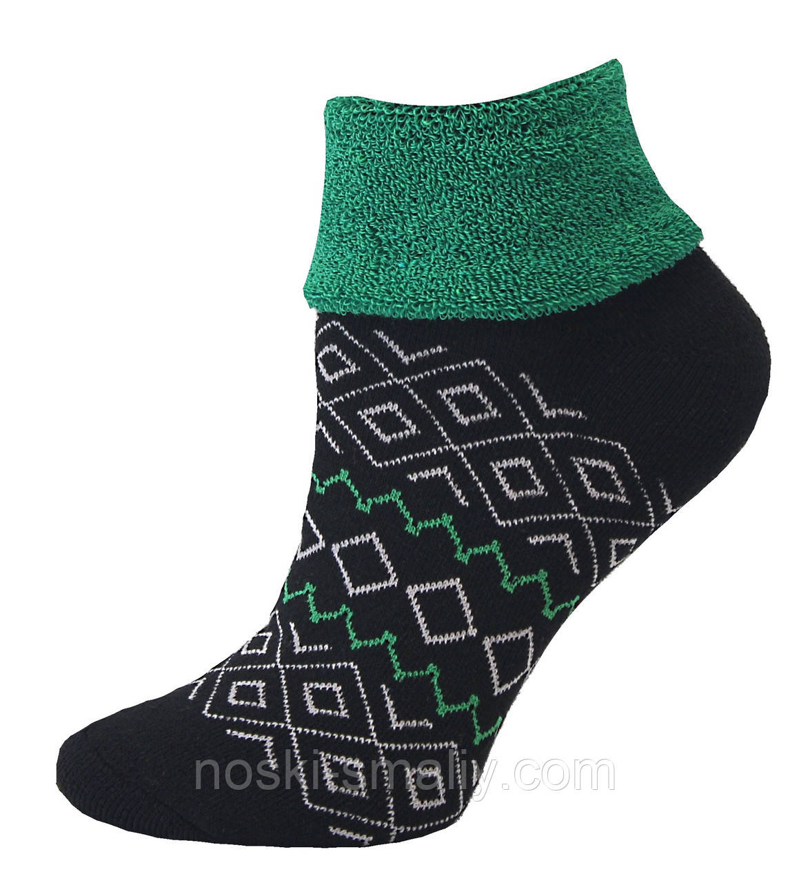 Шкарпетки оптом жіночі махрові з відворотом