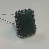 Хризоколла кільце з каменем хризоколла в сріблі 18 розмір. Природна хризоколла Індія!, фото 7