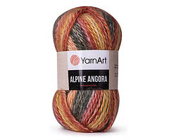 Yarnart ALPINE ANGORA MELANGE / Альпін ангора меланж / 20 % Вовна, 80 % Акрил