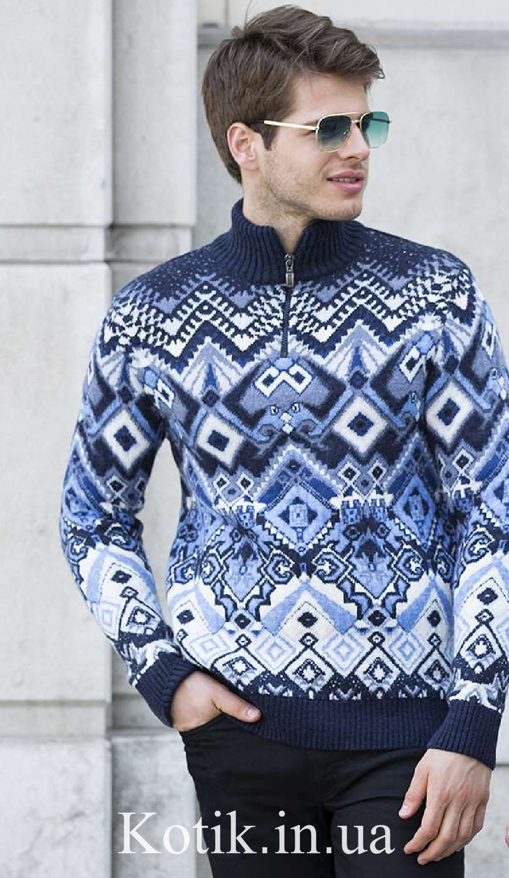 Светр чоловічий Pulltonic Орнаменти, фото 1