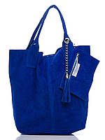 Замшева яскраво-синя сумка Arianna, Італія, кольори в асортименті