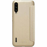 Nillkin Xiaomi Mi A3/ Mi CC9e Sparkle Leather Case Gold Чохол Книжка, фото 3