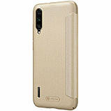 Nillkin Xiaomi Mi A3/ Mi CC9e Sparkle Leather Case Gold Чохол Книжка, фото 4