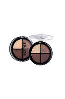 Тени для век TopFace Quartet Instyle Eyeshadow 4 цвета PT502, 011 П Сливовые Кофейные Светло-бежевые