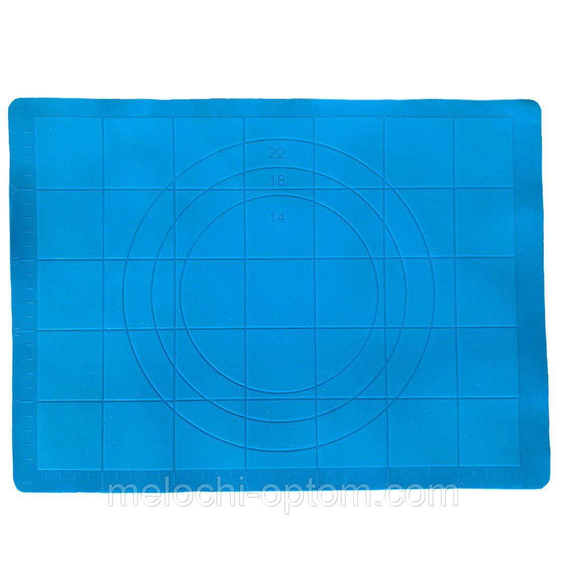 Силіконові килимки з розміткою для розкочування тіста (маленькі) 38х28см