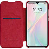Nillkin Xiaomi Mi CC9 Qin Red leather case Шкіряний Чохол Книжка, фото 4
