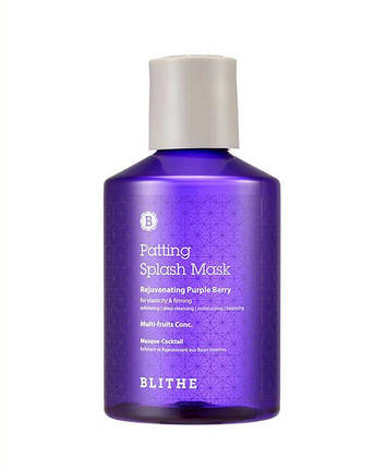 Омолоджуюча сплеш-маска з ягідними екстрактами BLITHE Patting Splash Mask Rejuvenating Purple Berry, 150 мл, фото 2