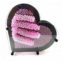 Пинарт "Серце" рожевий (19х17х4 см)