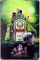 Металлическая табличка / постер "Егермейстер / Jagermeister (Subsistence)" 20x30см (ms-00911)