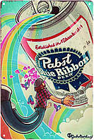 Металлическая табличка / постер "Pabst Blue Ribbon Beer (Основан В Милуоки В 1844 Году)" 20x30см (ms-00909)