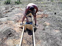 Монтаж свайного фундамента с. Калиновка 5