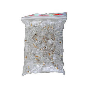 Конектор (джек) 8P8C RJ-45 Cat.5 неекранований упаковка 100шт