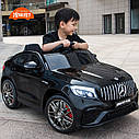 Дитячий електромобіль Джип M 4140 EBLR-2, Mercedes-Benz GLC 63S Coupe, 4 мотора, Шкіряне сидіння, чорний, фото 6