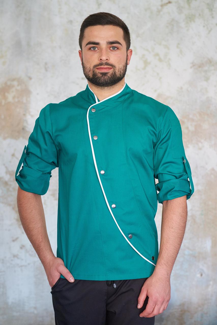 Мужской Китель для Повара Бирюзового Цвета — Купить Недорого на Bigl.ua ...
