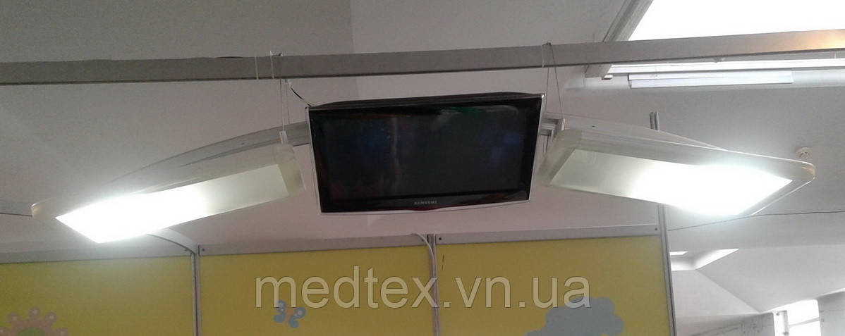 Стоматологічний світильник "Дует" ДСО-2x576 з LED- телевізором, фото 1