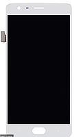 Дисплей (екран) для OnePlus 3 (A3003)/3T A3010 + тачскрін, білий , OLED, хорошої якості