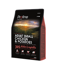 ТЕРМІН 11.2025!!! Сухий корм Profine Dog Adult Small Breed Chicken & Potatoes (для дорослих собак маленьких порід, курка) 2 кг