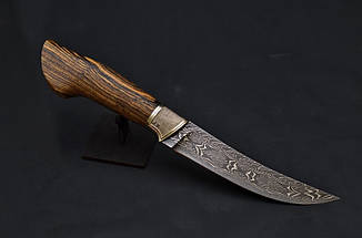 Авторський ніж "Східний", мозаїчний дамаск, фото 2