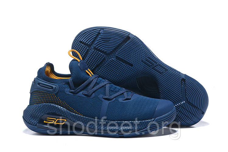Чоловічі кросівки Under Armour Curry 6 GS Blue, фото 1