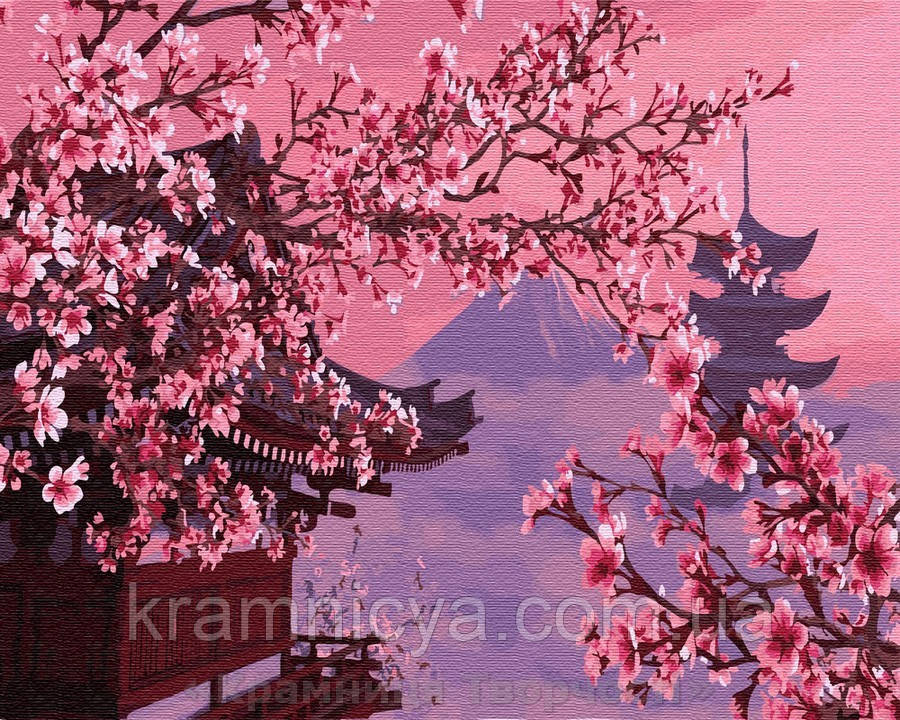 Картина за номерами Brushme 40х50 Сакура в Японії (GX4748)