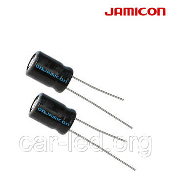 100mkf - 50v JAMICON TK 8*11 105°C конденсатор електролітичний, фото 1