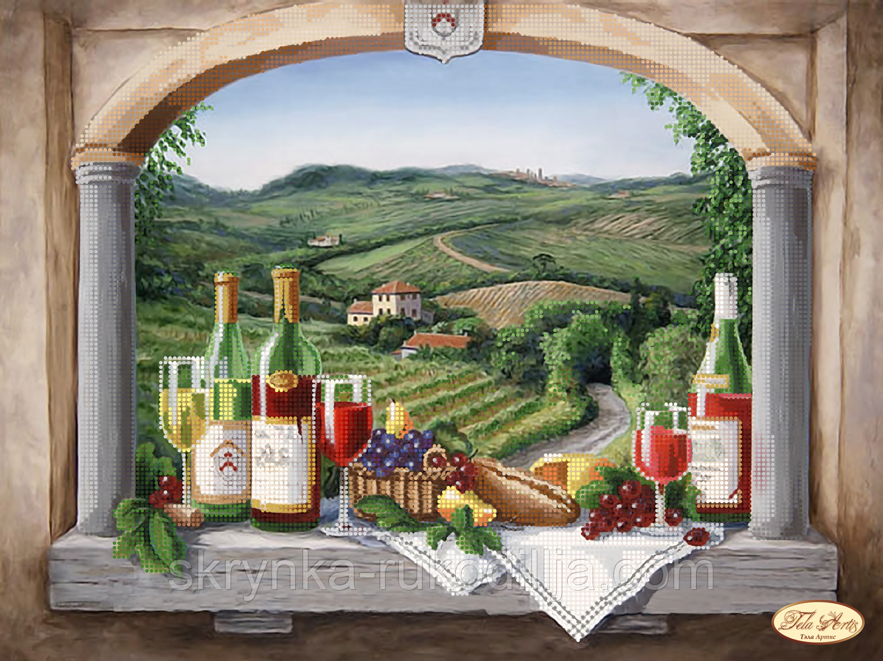 Вишивка бісером "Долина Луари" 30х41