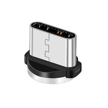 Наконечник USB Type-C Topk для магнітного кабелю (Сріблястий), фото 2