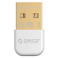 USB Bluetooth адаптер ORICO беспроводной передатчик bluetooth 4.0 для компьютера, ноутбука BTA-403-WH (Белый)