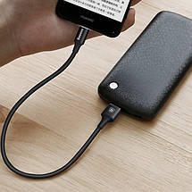 Кабель USB Type-C Baseus з підсвічуванням для заряджання і передачі даних (Чорний, 0.25 м), фото 2