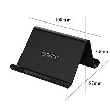 Двостороння підставка для планшета або телефону Orico EMS-BK (Чорна), фото 3