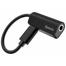 Перехідник для навушників Baseus L32 Lightning - 3.5 mm mini jack / Lightning (Чорний), фото 2