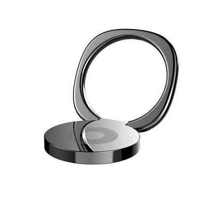 Кільце-тримач для смартфона Baseus Privity Ring Bracket SUMQ-01 (Чорне), фото 2