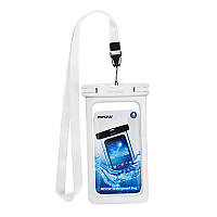 Чехол водонепроницаемый Mpow Waterproof IPX8 для мобильных телефонов до 6" (Белый)