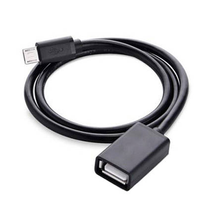 Micro Usb Otg кабель-адаптер Ugreen US133 (Чорний, 0.5 м), фото 2