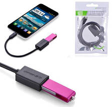 Micro Usb Otg кабель-адаптер Ugreen US133 (Чорний, 0.5 м), фото 2