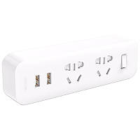 Разветвитель Xiaomi (MiJia) Power Strip (2 розетки + 2 USB) MJEWZHQ-01QM (Белый)