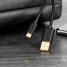 Кабель Micro Usb Ugreen US125 для заряджання і передачі даних (Чорний, 1.5 м), фото 2
