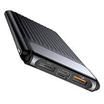 Зовнішній акумулятор (Power bank) Baseus Thin Digital Power Bank 10000mAh з дисплеєм Quick Charge 3.0 (Чорний), фото 2