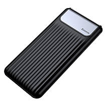 Зовнішній акумулятор (Power bank) Baseus Thin Digital Power Bank 10000mAh з дисплеєм Quick Charge 3.0 (Чорний), фото 3