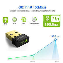 Mini Wifi Adapter 802.11 N Edup EP-N8553 150 Мбіт/с, фото 2