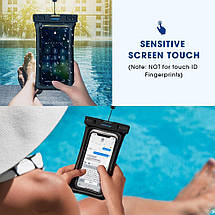 Чохол водонепроникний Mpow Floating Waterproof Case для мобільних телефонів або документів (Чорний), фото 2
