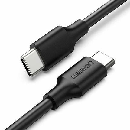 Кабель USB Type-C to Type-C Ugreen US286 з підтримкою PD QC 3.0 для заряджання і передачі даних (Чорний, 1м), фото 2