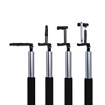 Селфи палиця бездротовий монопод Remax Selfie Stick RP-P4 для смартфонів (Чорна), фото 2