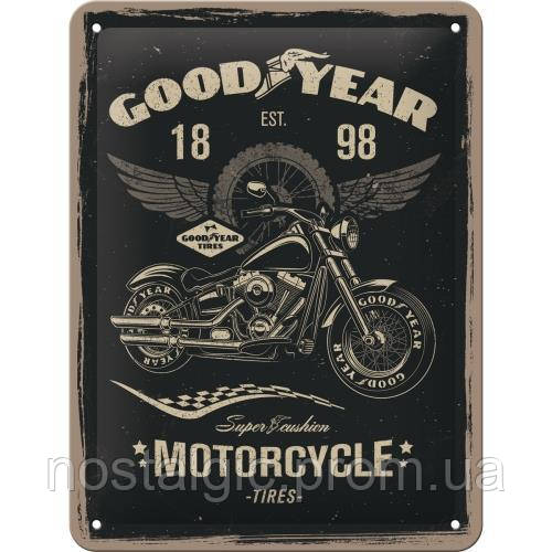 Табличка Ностальгічне-Art Goodyear - Motorcycle (26224)