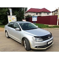 Мухобойка, дефлектор капота Volkswagen Jetta 2011-2017 (EGR)