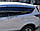 Вітровики хромовані, дефлектори вікон Ford Kuga 2013+(Autoclover) D651, фото 4
